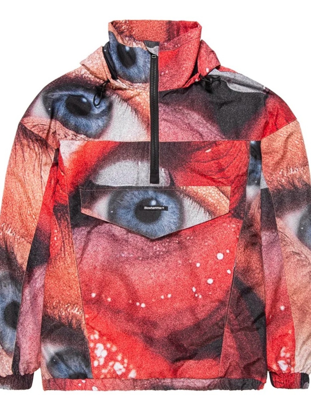 Blowhammer Love Act Windbreaker Eyes Sz S